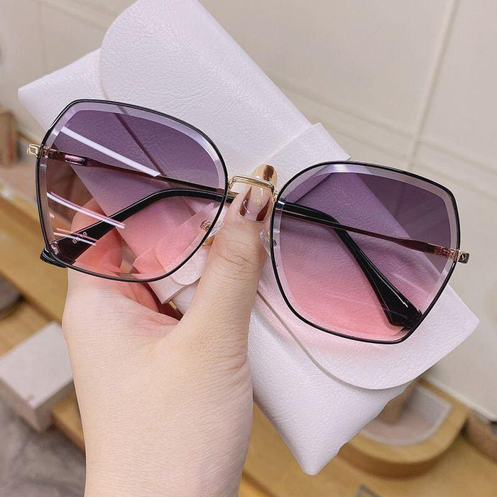 Diamond cut sunglasses and sunglasses