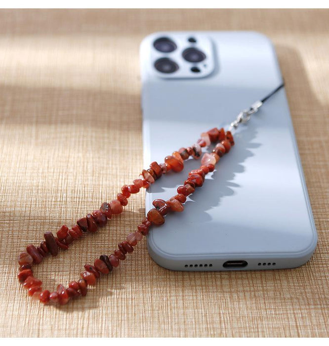 Beaded Mobile Phone Chain Pendant Gravel Mobile Phone Pendant