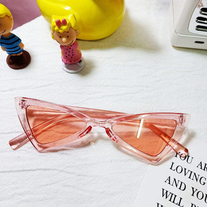 Retro Trend Triangle Frame Children's Sunglasses