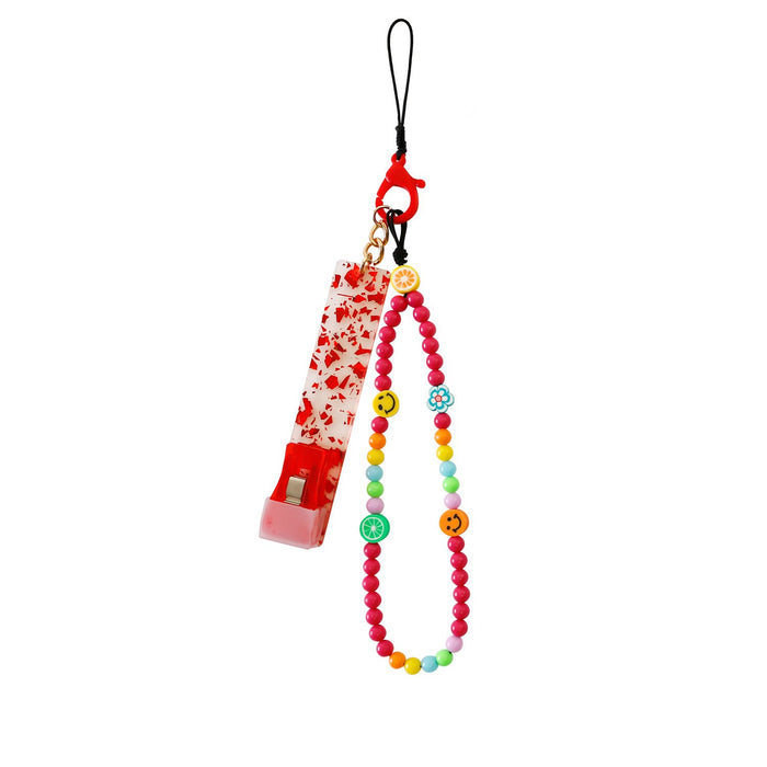 2022 New Mobile Phone Chain Beaded Keychain Lanyard