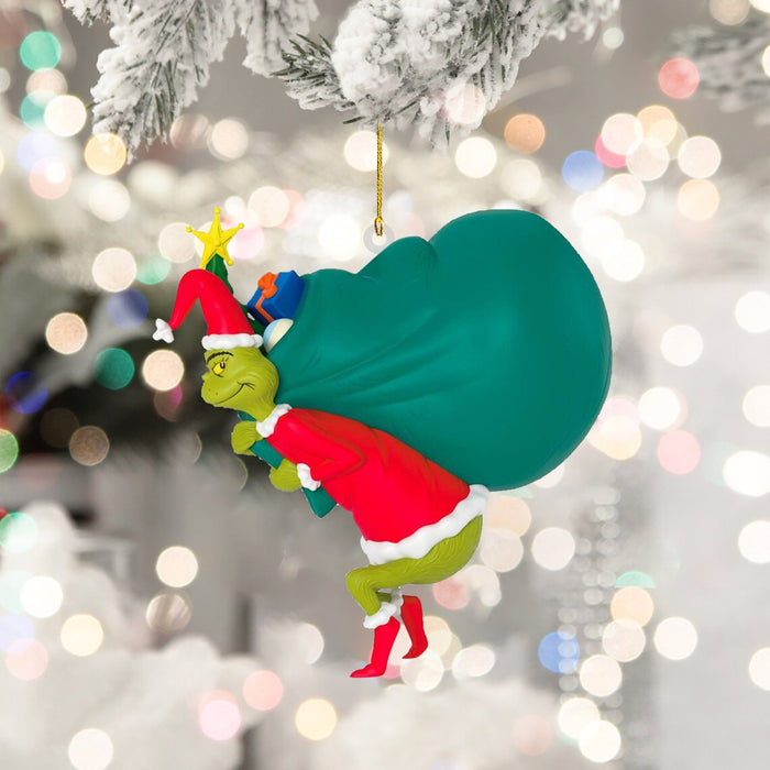Green Headdress Grinch Christmas Tree Pendant Decoration