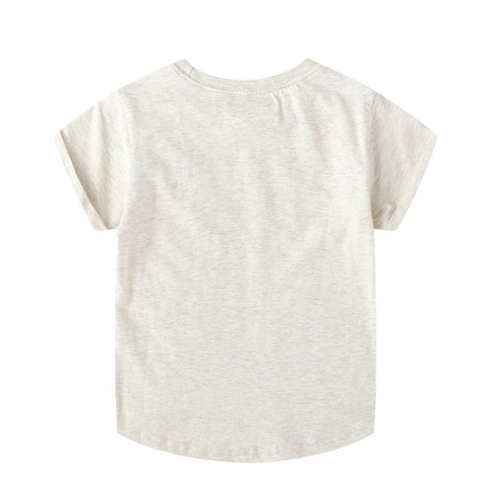 T-shirt knitted short sleeve girls