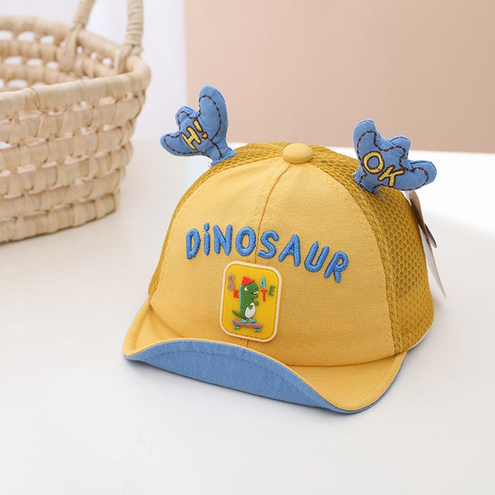 Summer Cute Dinosaur Antlers Children n Baby's Net Cap