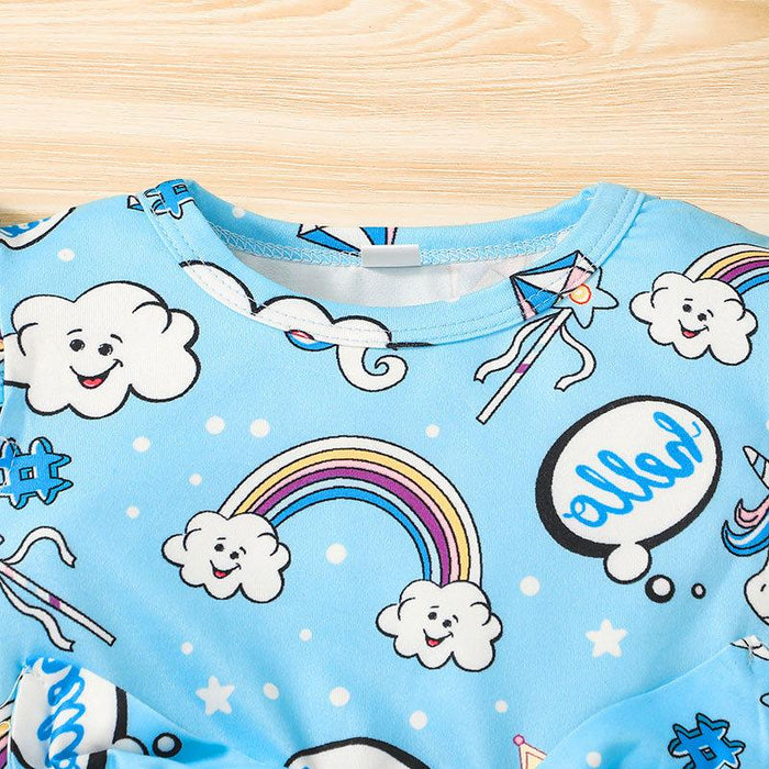 Summer girls' solid color vest skirt casual A-line skirt