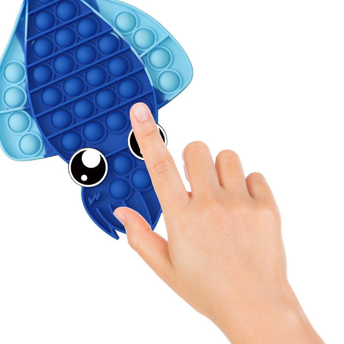 Large Squid Pressure Relief Squeeze Silicone Toy