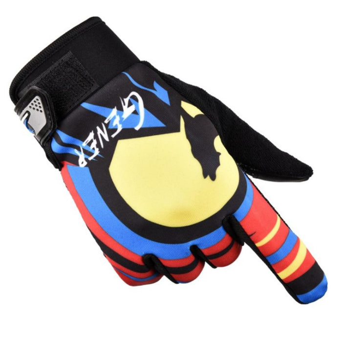 Full Finger Bike Gloves Breathable Anti-shock Non-slip Fishing