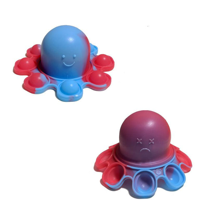 New Flip Octopus Octopus Pendant Silicone Anti-Stress Relief