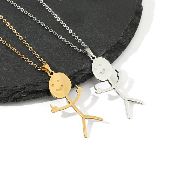 Hip Hop Funny Pendant Necklace