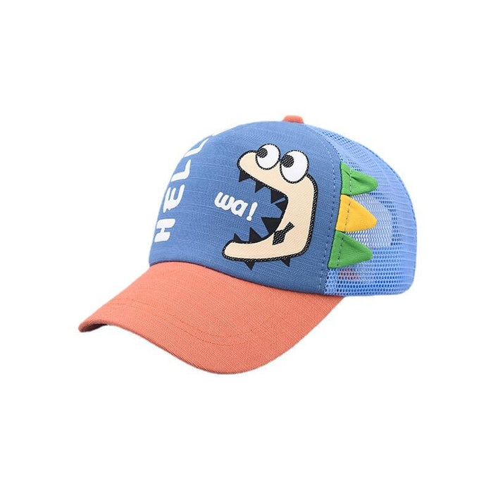 Summer Outdoor Children's Cartoon Dinosaur Net Cap