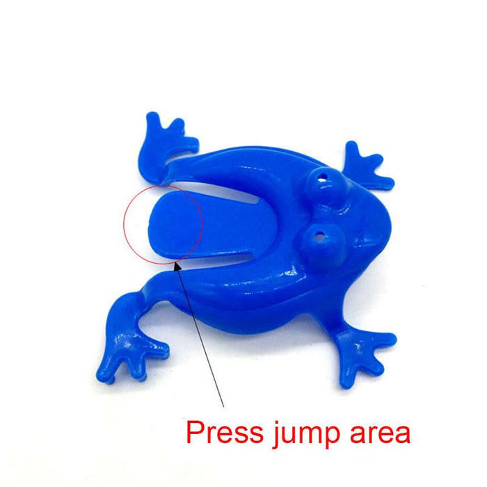 12 Piece Leaping Frog Bounce Novelty Assorted Stress Relief Toys for Kids