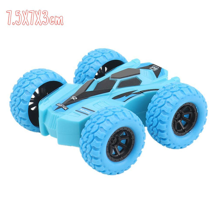 Funny children's toy car double-sided inertial safety anti-collision
