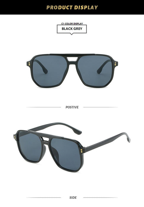 Frame double beam meter nail Sunglasses
