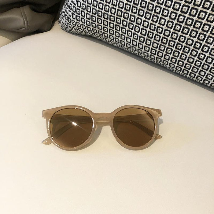 Retro Lovely Round Frame Children's Cartoon Sunglasses