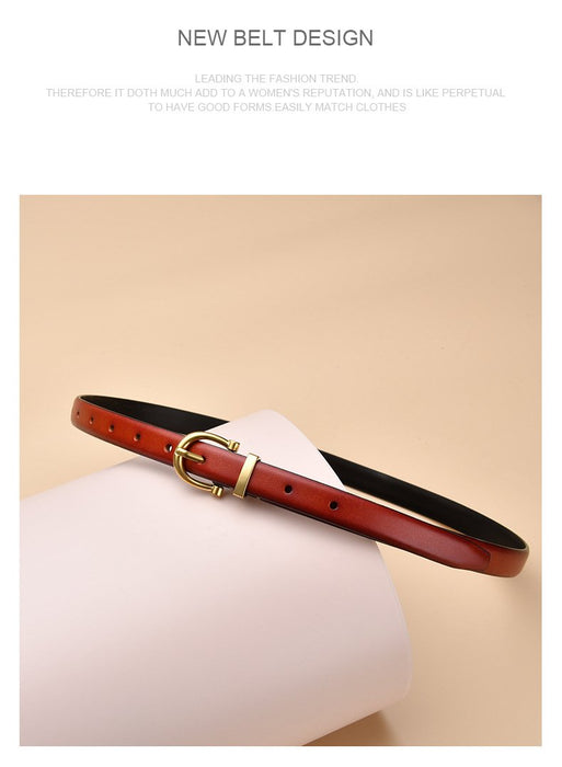 Simple Fashion Thin Belt Jeans Belt