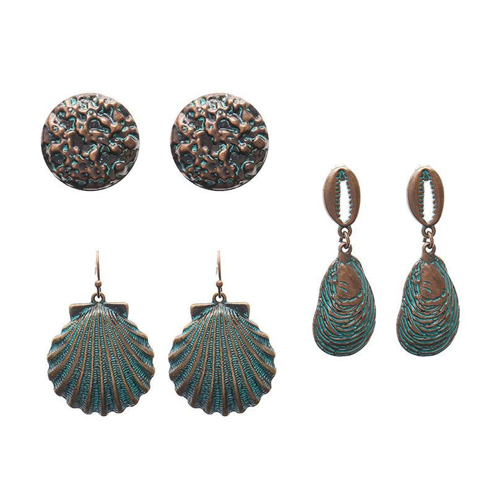 3 pairs/set Earrings Bohemian Style Jewelry X0X36208