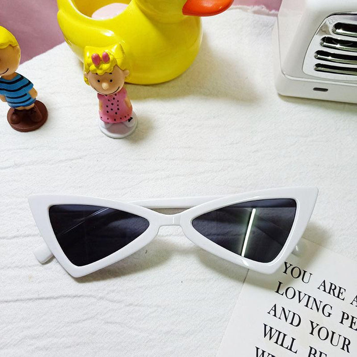 Retro Trend Triangle Frame Children's Sunglasses