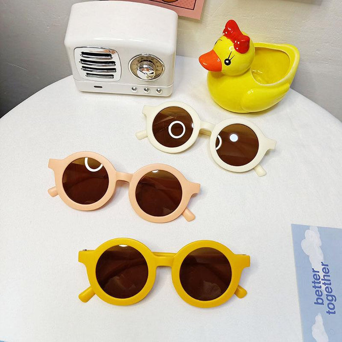 Fashionable Round Frame UV Proof Children's Sunglasses