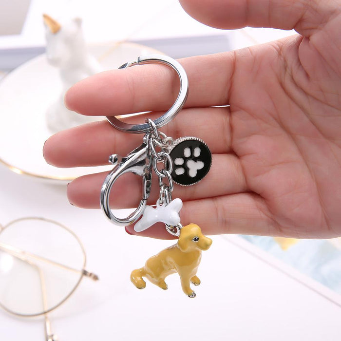 Creative Three-dimensional Pet Dog Keychain Accessories