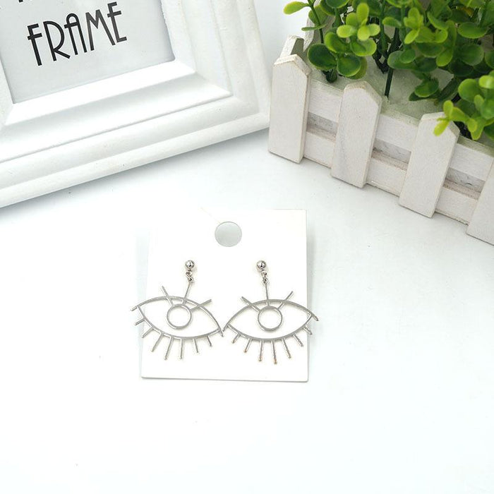 New Fashion Personality Big Eye Earrings