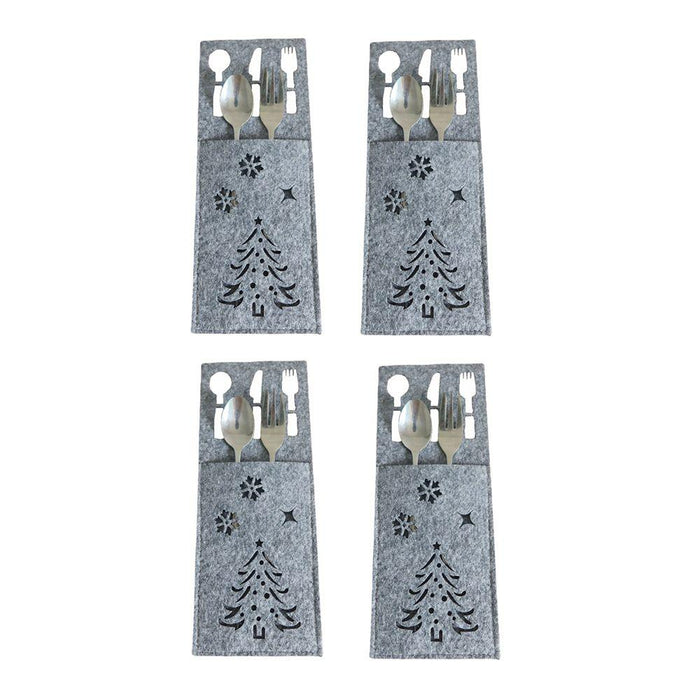 4PCS 44 Styles Christmas Knife and Fork Holder