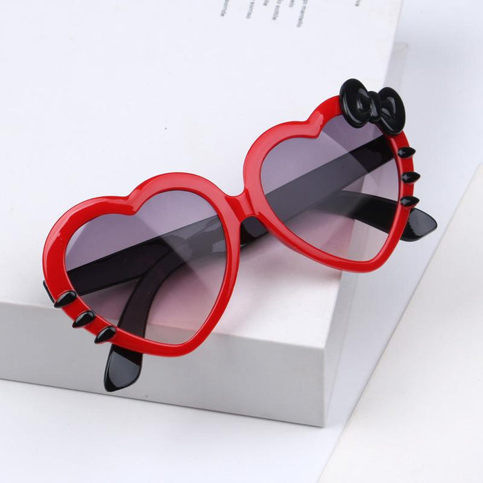 Children's heart Sunglasses heart-shaped glasses