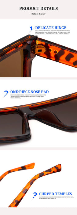 Large Frame Square Shape Sunglasses
