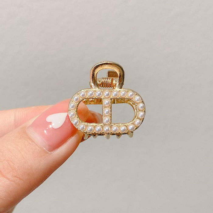 Pearl hair clip bang clip