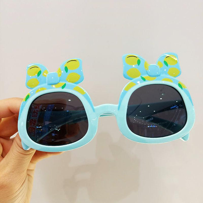 Cute Cartoon Bow Silicone Frame Children's Sunglasses