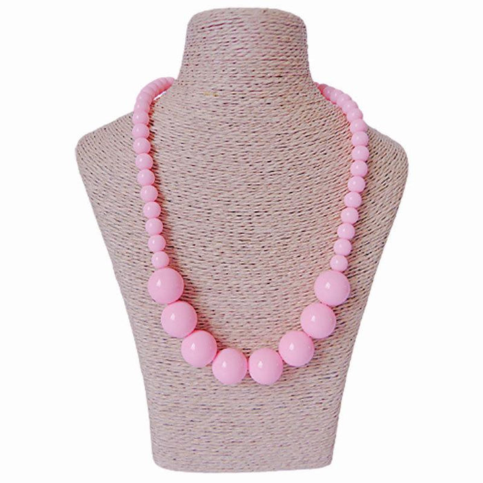 Girls Color Beaded Jewelry PRINCESS NECKLACE BRACELET SET