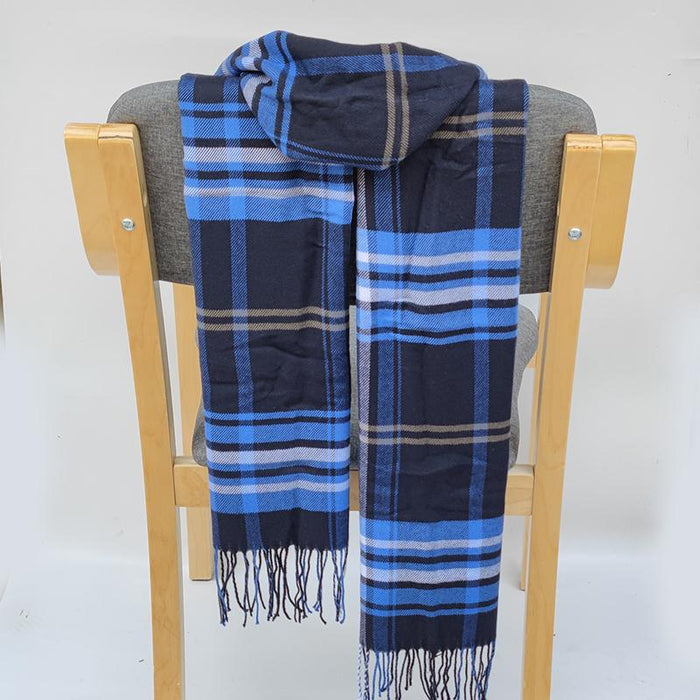 Classic Lattice Soft Scarf Cashmere Plaid Scarves