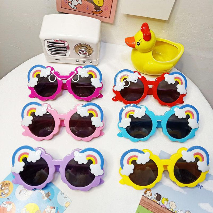 Rainbow Cloud UV Proof Children's Silicone Sunglasses
