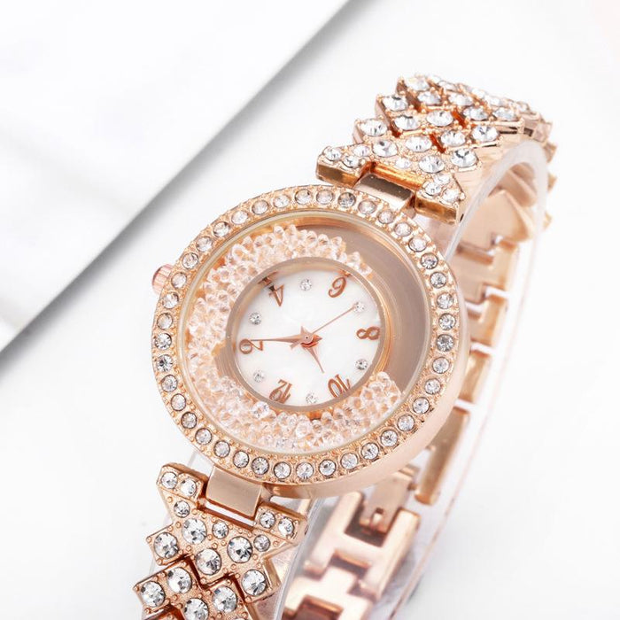 New Stainless Steel Women Wristwatch Quartz Fashion Casual Clock LLZ20796