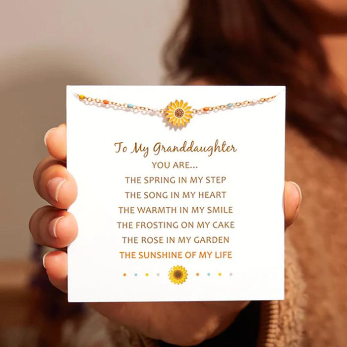 Women Sunflower Electric Bracelet