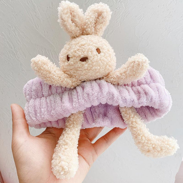 Three Dimensional Plush Rabbit Hair Band