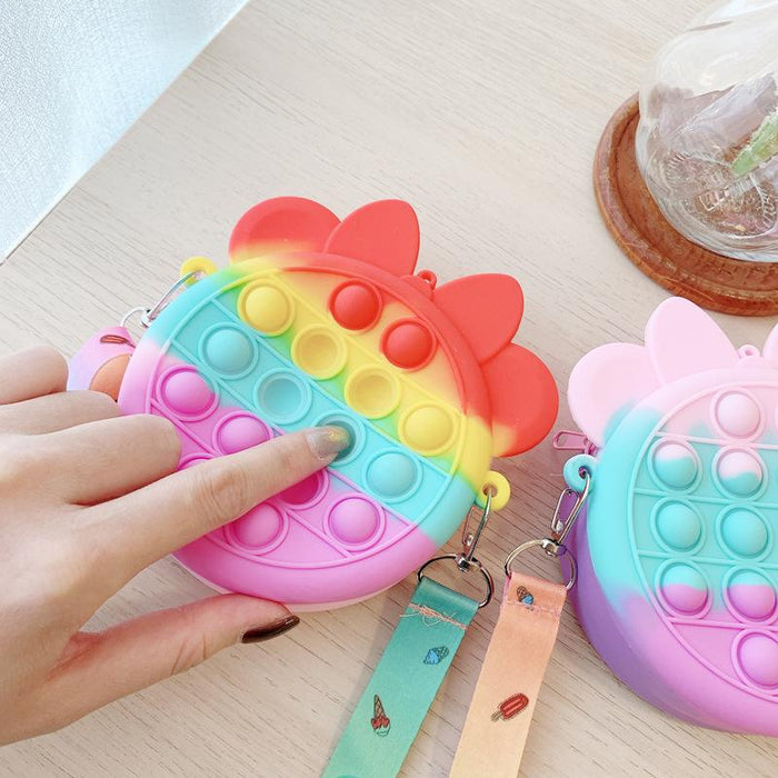 Bag Fingertip Crossbody Bag Bubble Decompression Toy Backpack