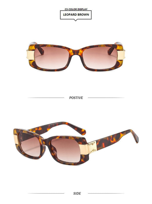 Modern retro square Sunglasses