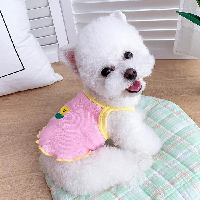 Dog thin pet small dog summer camisole