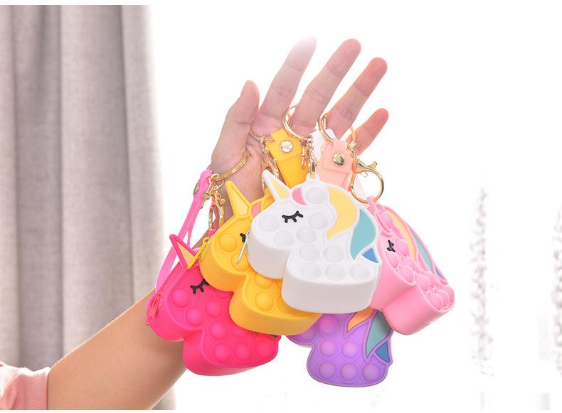 Pressure Squeeze Silicone Unicorn Toy