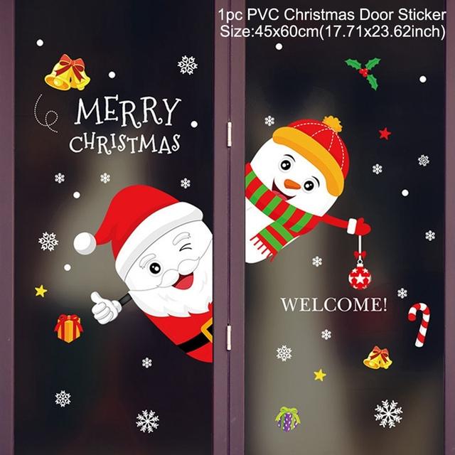 2022 Christmas Window Stickers