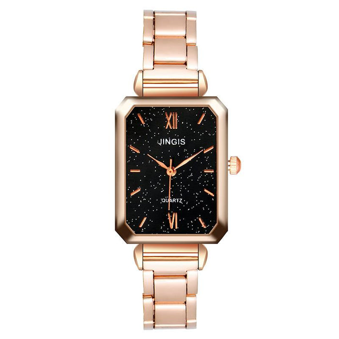 New Stainless Steel Women Wristwatch Quartz Fashion Casual Clock LLZ20808