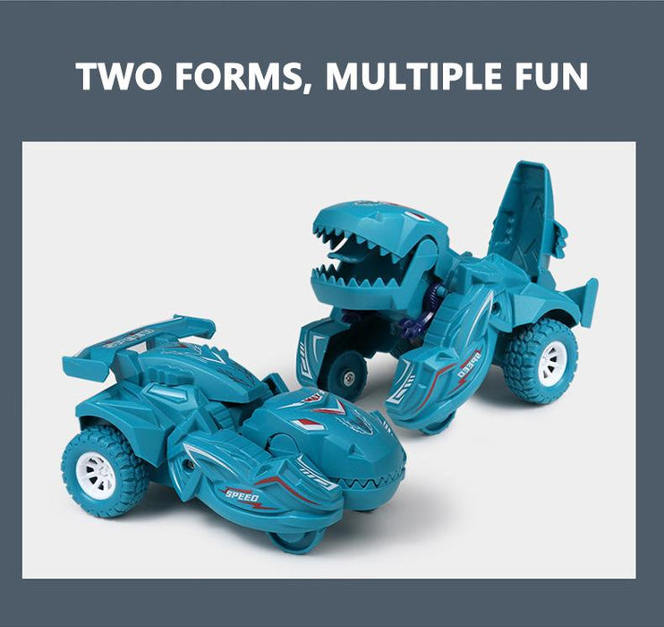 New Transforming Dinosaur Car Transforming Car Toy Coasting