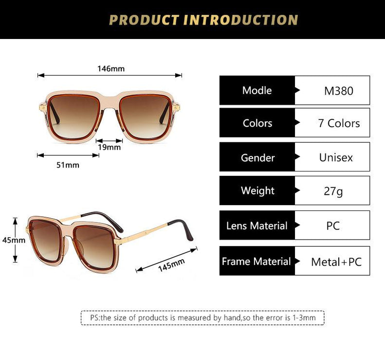 Box new contrast Sunglasses