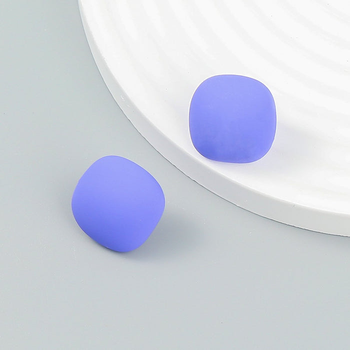 Simple Geometric LOVE Letter Stud Earrings