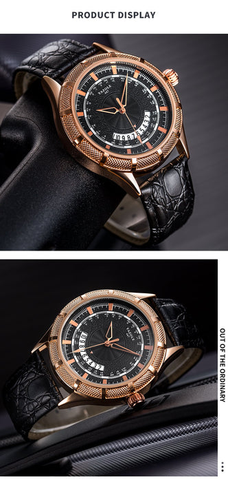 Fashion Casual Mens Watches Top Brand Luxury YAZOLE Waterproof Calendar Designer Business Watches