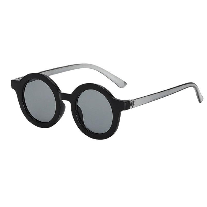 Children's Retro round frame sunglasses prevent blue light and ultraviolet rays
