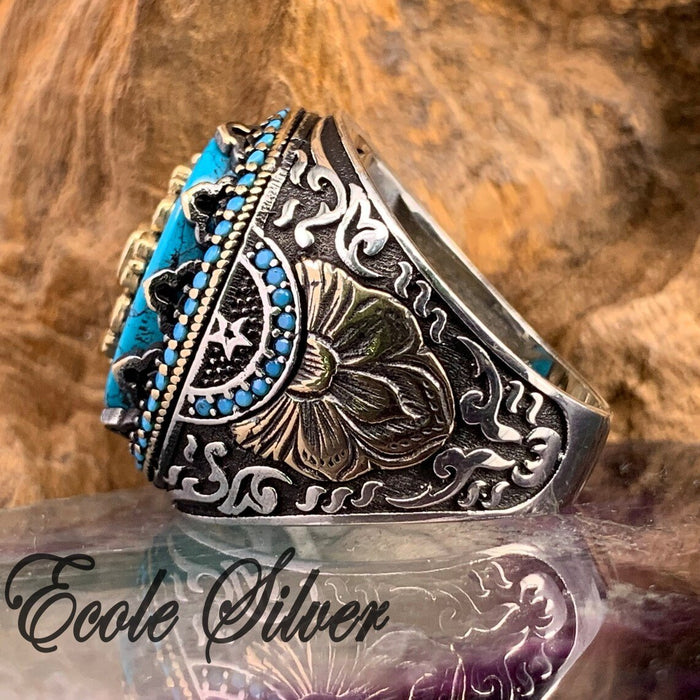 Male Embossed Ring Men's Jewelry