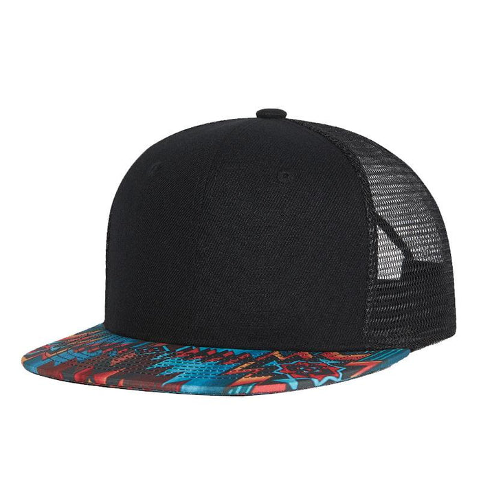 Fashion Printed Breathable Mesh Baseball Cap