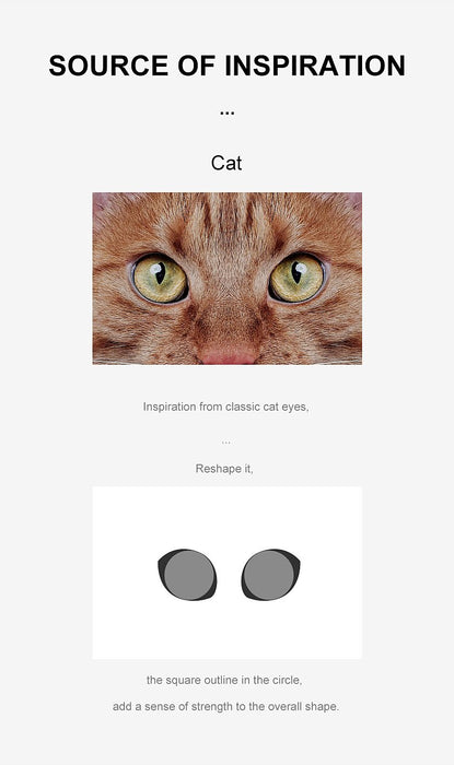 2022 New Women's Fashionable Cat's Eye Shape Sunglasses