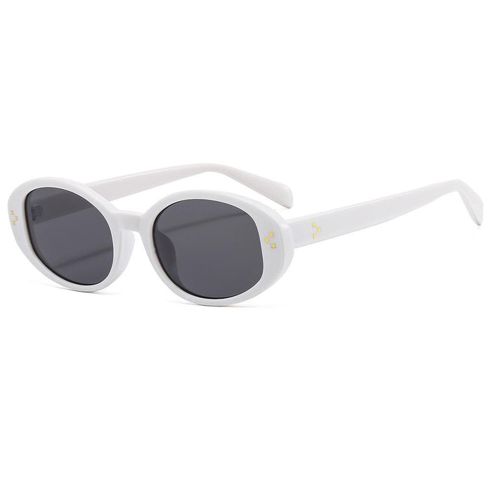 Rice nail oval small frame sunglasses