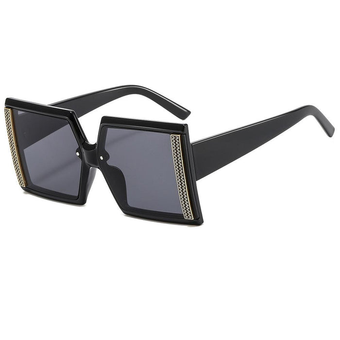 Square large frame light luxury Sunglasses